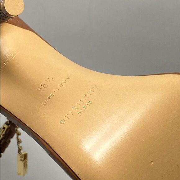 Givenchy 4G Woven Ankle Strap Stiletto Sandals size 38.5 - Picture 13 of 13